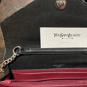 YSL chain bag with authenticity card